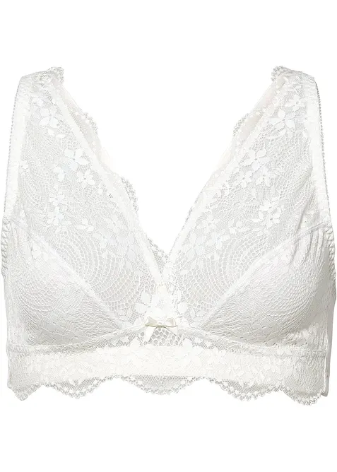 Bralette med myk, &oslash;kologisk bomull, bonprix