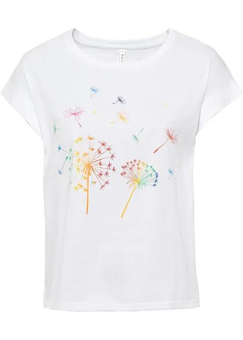 T-shirt med blomsterprint, bonprix