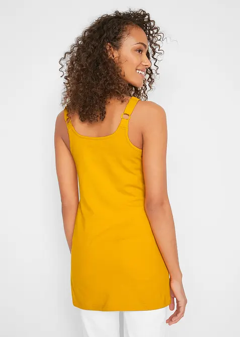 Lang singlet med &oslash;kologisk bomull (2-pack), bonprix