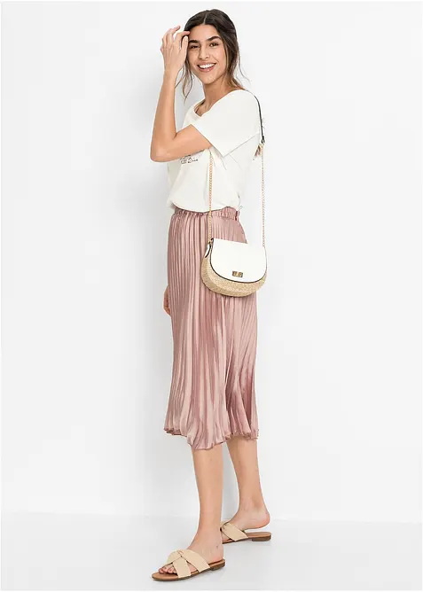 Skulderveske i str&aring;look, bonprix