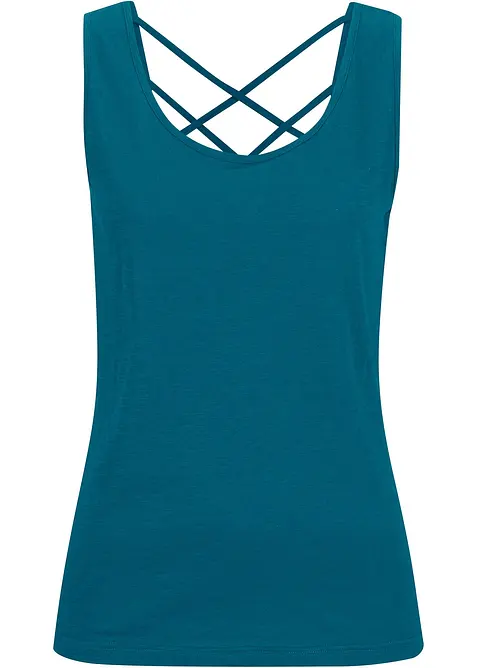 Jerseytopp i 100% økologisk bomull, bonprix