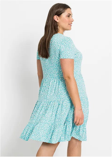 Jerseykjole i viskosemiks, bonprix