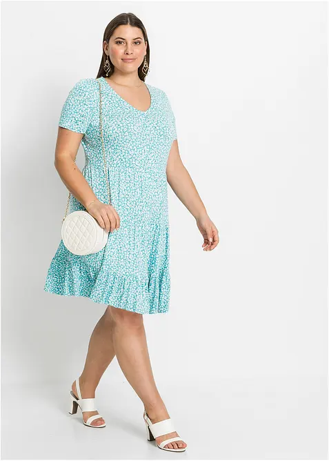 Jerseykjole i viskosemiks, bonprix