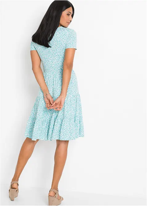 Jerseykjole i viskosemiks, bonprix