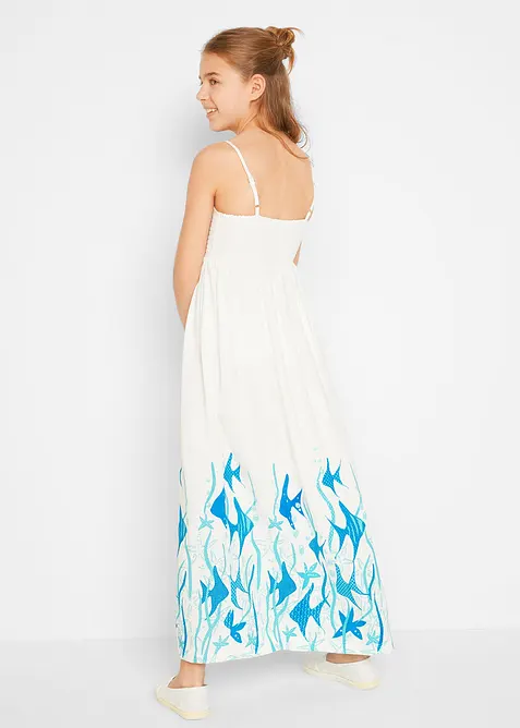 Maxikjole i lett viskose, bonprix