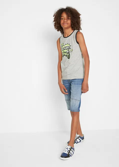 Singlet med økologisk bomull (2-pack), bonprix