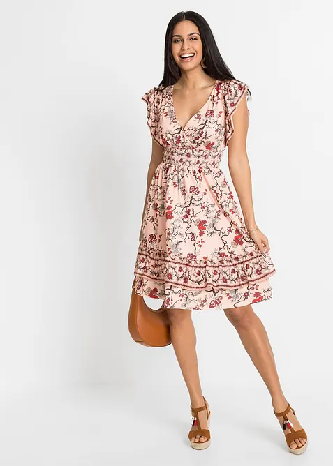 Jerseykjole med trykk, bonprix