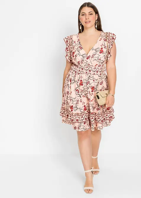 Jerseykjole med trykk, bonprix