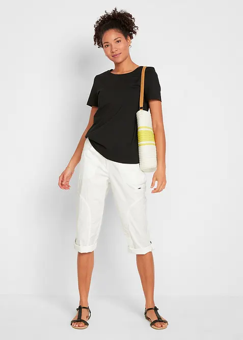 T-skjorte av 100% bomull, 2-pack, bonprix