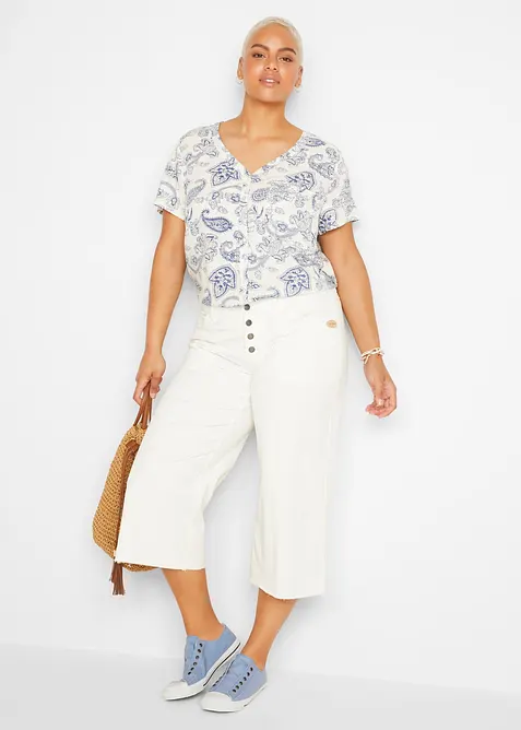 Bluse, kort arm, bonprix