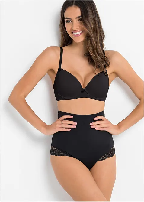 Shape-truse med h&oslash;y midje, lett formende (2-pack), bonprix
