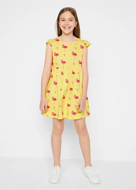 Jerseykjole i økologisk bomull (2-pack), bonprix