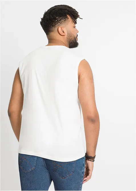 Singlet i 100% bomull (2-pack), bonprix