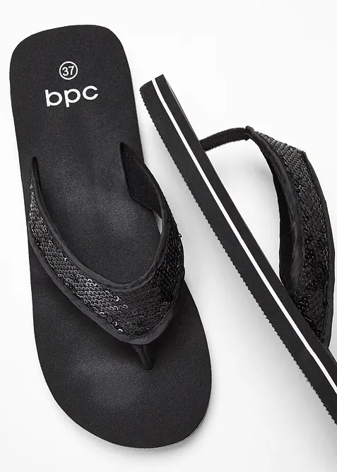 Flip-flops med paljetter, bonprix