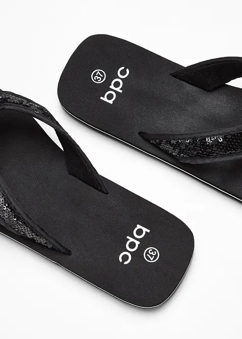 Flip-flops med paljetter, bonprix