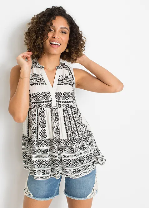 Topp i myk viskose, bonprix