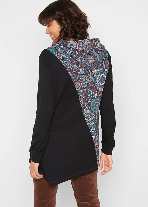 Hettegenser i 100% bomull, bonprix