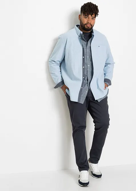 Langermet Oxford-skjorte i 100% bomull, Regular Fit, bonprix