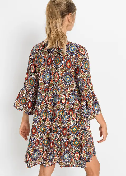 Minikjole i viskose med pent fall, bonprix