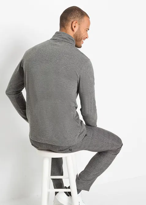 Langermet shirt med rullekrage (2-pac), bonprix