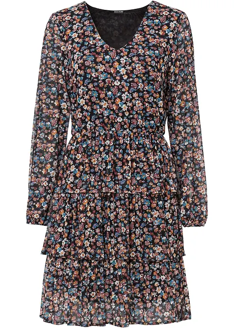 Minikjole i mesh, bonprix