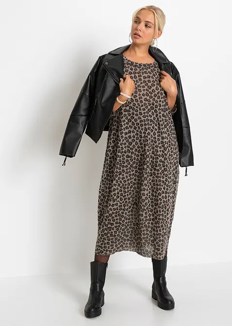 Trikot midikjole, bonprix