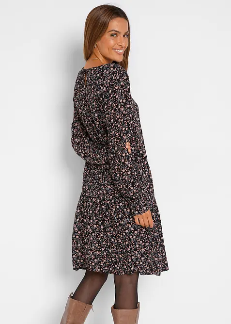 Kjole i lett viskose, bonprix