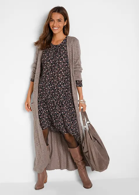 Kjole i lett viskose, bonprix