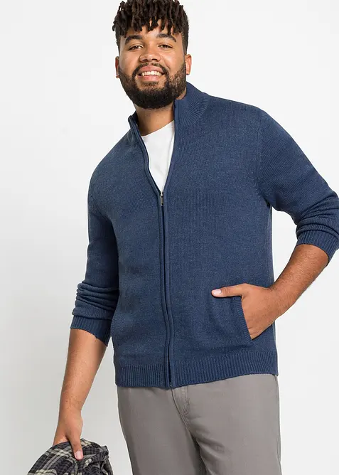 Finstrikket jakke, bonprix