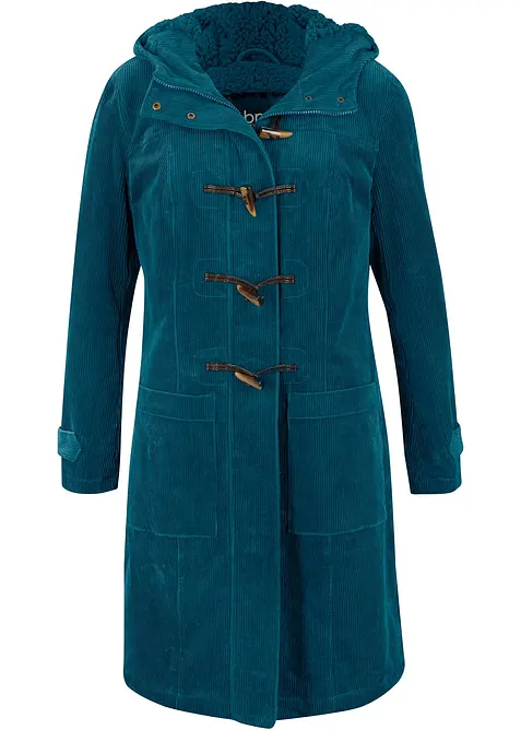Fôret duffelcoat i kordfløyel, bonprix