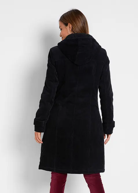 Fôret duffelcoat i kordfløyel, bonprix