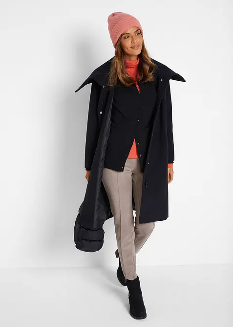 Finstrikket cardigan med resirkulert bomull, bonprix