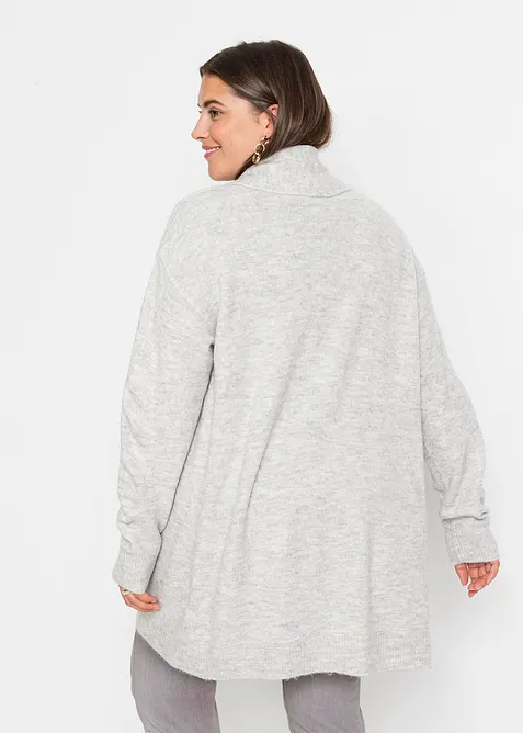 Lang cardigan med sjalskrage, bonprix