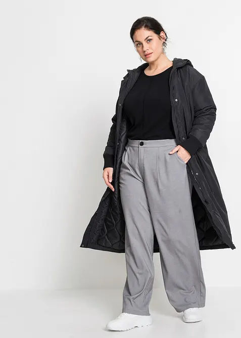 Oversized, strikket genser i viskosemiks, bonprix
