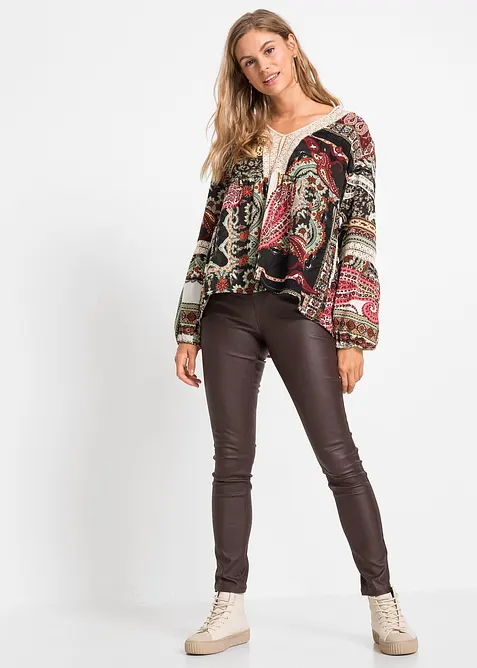 Stretch-bukse i viskosemiks, bonprix