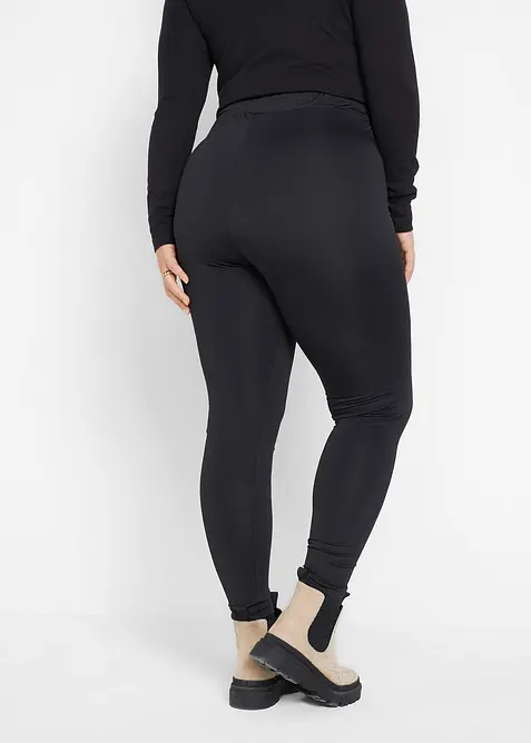 High Waist-termoleggings med bred komfortlinning, bonprix