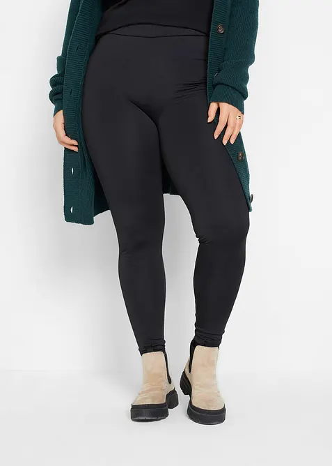 High Waist-termoleggings med bred komfortlinning, bonprix