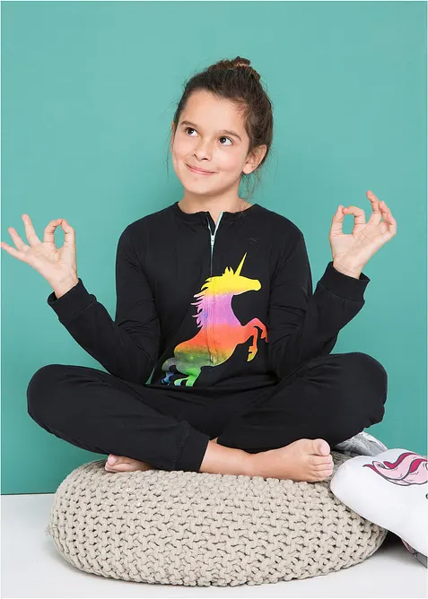 Nattdrakt med myk bomull, bonprix