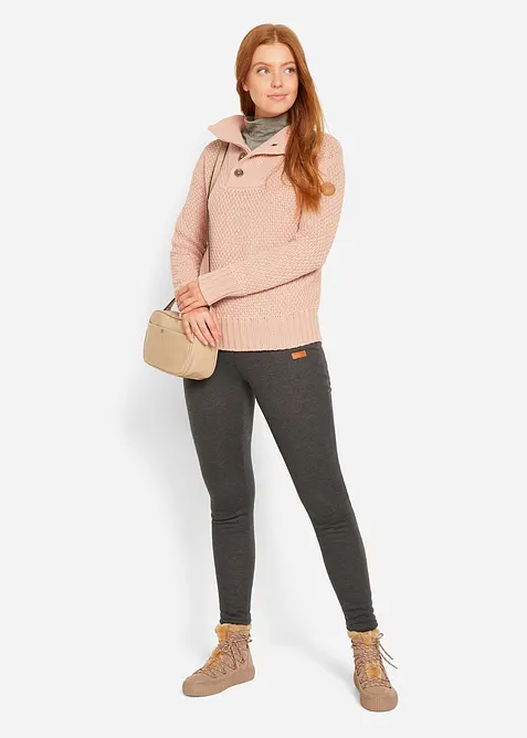 Leggings med pilefôr, bonprix