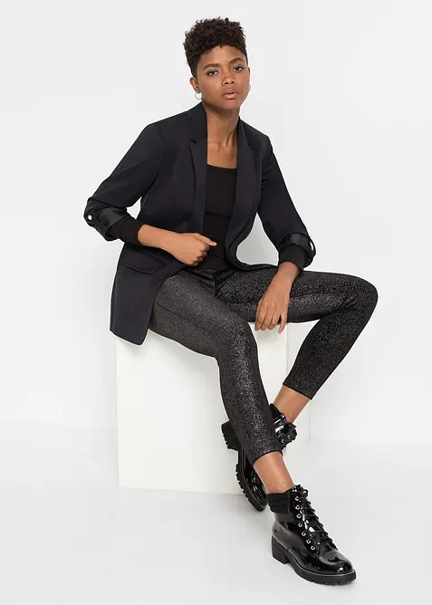 Fl&oslash;yelsleggings med glitter, bonprix