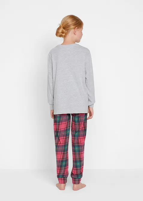 Pyjamas i myk bomull (2-delt sett), bonprix