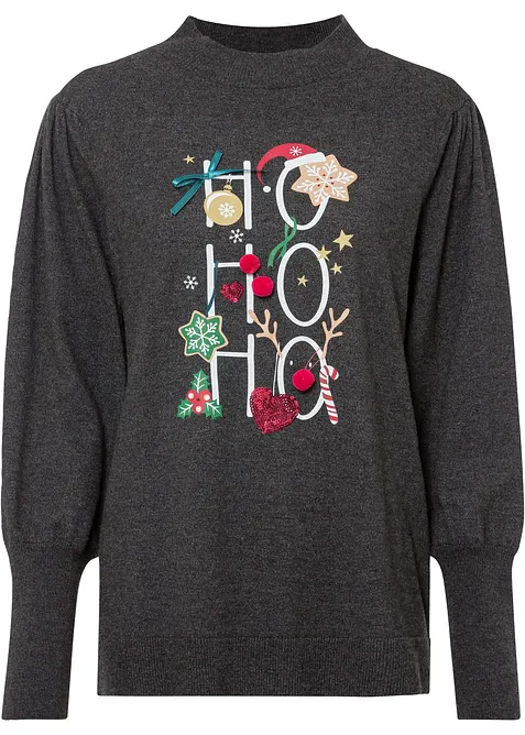 Finstrikket genser, bonprix