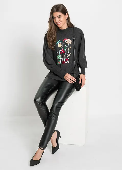 Finstrikket genser, bonprix