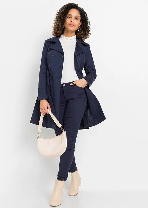 Trenchcoat i bomull, bonprix