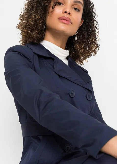 Trenchcoat i bomull, bonprix