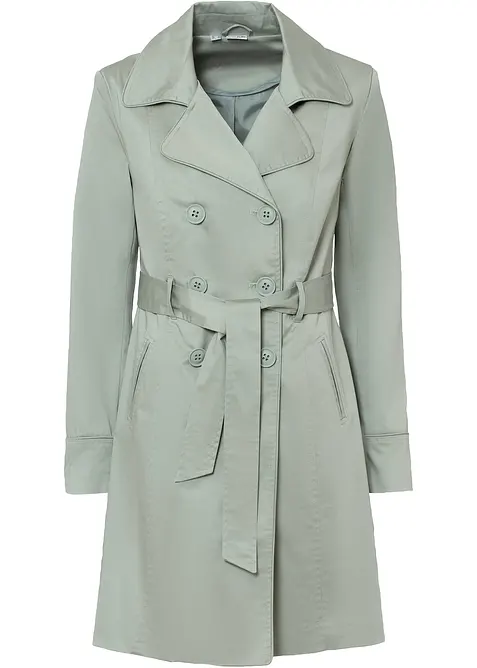 Trenchcoat i bomull, bonprix