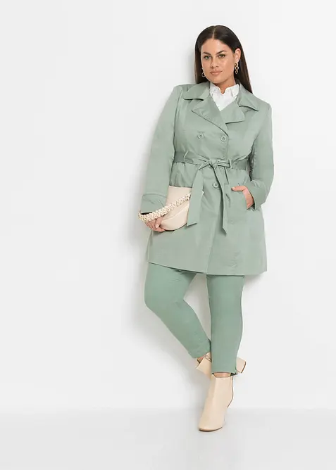 Trenchcoat i bomull, bonprix
