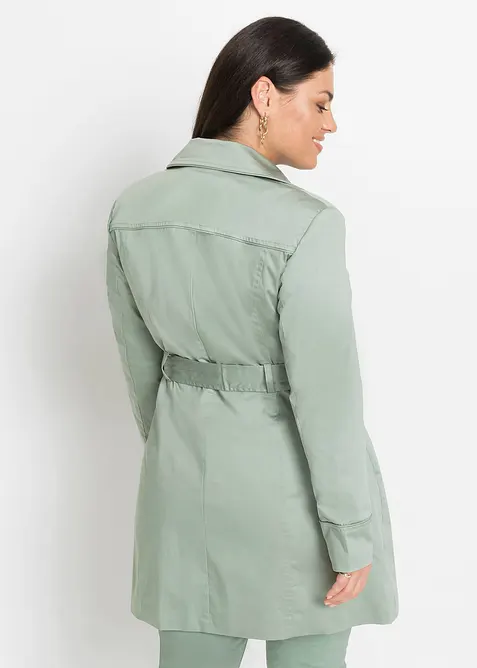 Trenchcoat i bomull, bonprix