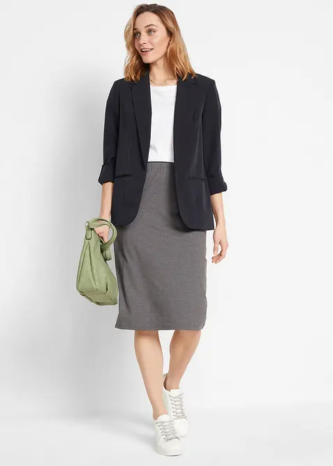 Stretch-jerseyskj&oslash;rt (2-pack), bonprix