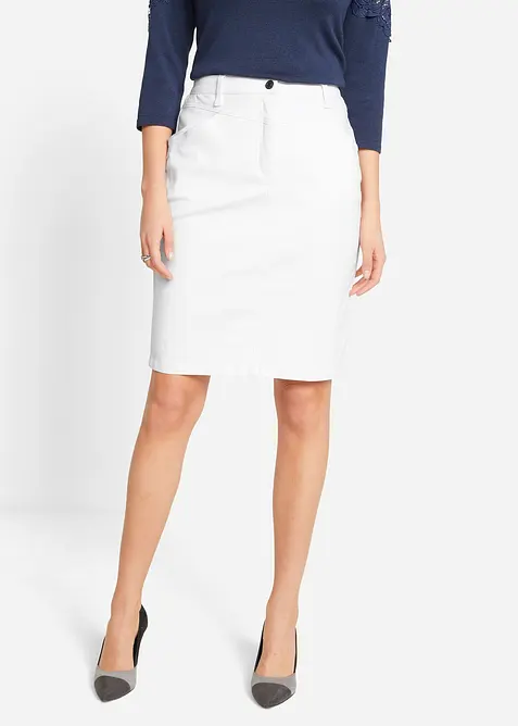 Denimskj&oslash;rt, stretch, bonprix